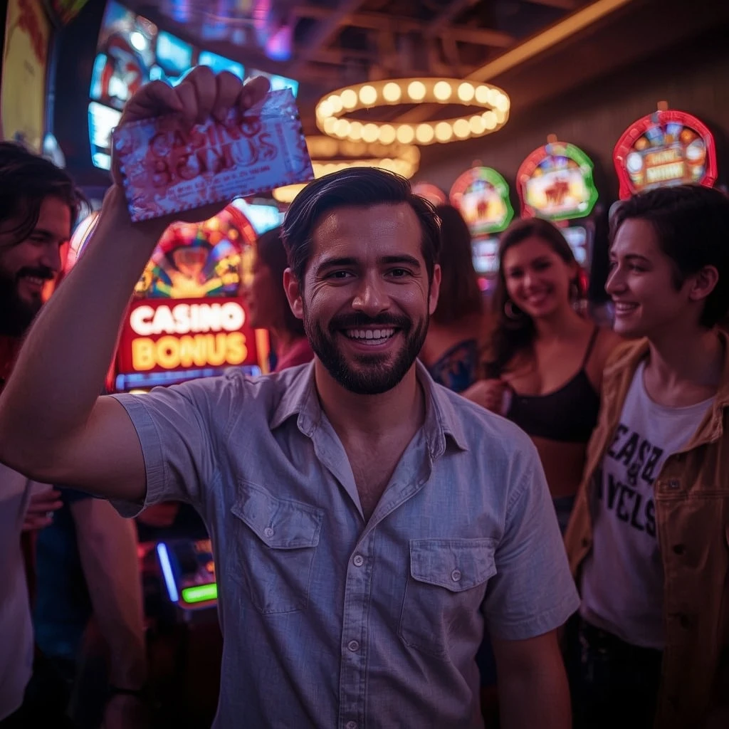 une personne avec un bonus de casino Habanero Slots